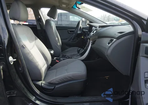 2013 Hyundai Elantra Gls из США, поврежденный, VIN 5NPDH4AEXDH284595
